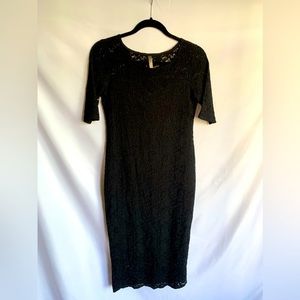 THYME LACE DRESS BLACK SIZE XS